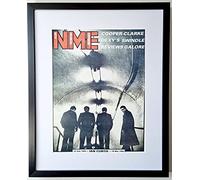 Icon Republic Joy Division Framed PRINT Love Will Tear Us Apart Ian Curtis LARGE NME PRINT, 53 x 43 cm