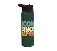 Icon Since 1992 Retro Style Stainless Steel Insulated Water Bottle