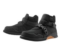 Icon Slabtown Moto Motorcycle Motorbike Waterproof Boots Black