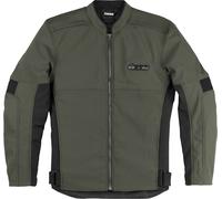 Icon Slabtown Motorcycle Textile Jacket, black-green, size 3XL for Men