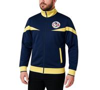 Icon Sports Club America Track Jacket - Officially Licensed Men’s Long Sleeve Full Zip Active Sports CA Soccer Football