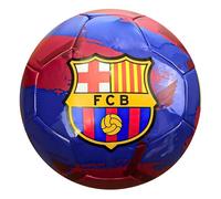 Icon Sports FC Barcelona Brush Team Soccer Ball, Brush Navy, 5
