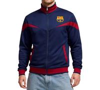 Icon Sports FC Barcelona Full-Zip Barça Track Jacket (Small, Blue)