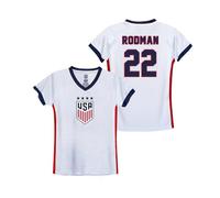 Icon Sports Girl's Shirt, Trinity Rodman | Elite White/Red, XS