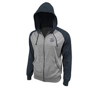 Icon Sports Men's Official Soccer National Team Zip Up Hoodie-Unisex Adult-08zh Hooded Sweatshirt, Navy, L