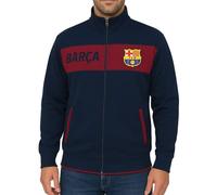 Icon Sports Men's Soccer Warm Up Zip Up Track Jacket, Navy, L