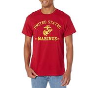 Icon Sports Men's U.s. Marine Corps Short Sleeve T-Shirt, Red, S