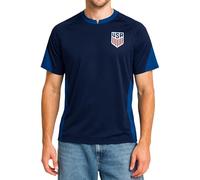 Icon Sports Mens Us Soccer Gameday Shirt, Black, S
