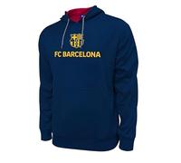 Icon Sports Official FC Barcelona Pullover Hoodie - Unisex Adult - FCB46PH Navy L