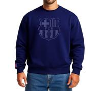 Icon Sports Officially Licensed Football Club Cotton Terry Monochromatic Crewneck Pullover Sweater - Mens Soccer Apparel