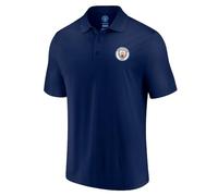 Icon Sports Officially Licensed U.S. Soccer Woven Patch Polo Shirt, Manchester City, XL