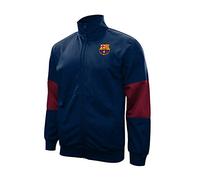 Icon Sports Spanish Primera Liga Barcelona Mens Touchline Adult Track Jacket, Navy, Medium