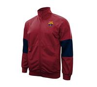 Icon Sports Spanish Primera Liga Barcelona Mens Touchline Adult Track Jacket, Red, Medium