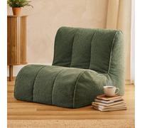 icon Swoop Boucle Accent Chair Bean Bag in Olive ICON Olive