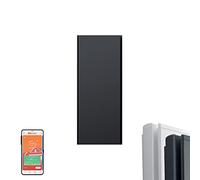 ICON Vertical Electric Radiator Infrared Panel Wall Heater (Anthracite, 1000W)