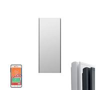 ICON Vertical Electric Radiator Infrared Panel Wall Heater (White, 1000W)