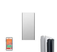 ICON Vertical Electric Radiator Infrared Panel Wall Heater (White, 750W)