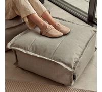 icon Dolce Indoor Outdoor Footstool - Grey