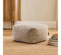 Icon Woven Footstool Bean Bag, Natural