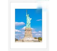 Icona Bay - 14x11 White Picture Frame with Removable Mat for 10x8 Photo - Modern Style Engineered Wood Frame - Wall Mount Only - Bliss Collection