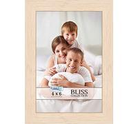 Icona Bay - 6x4 Light Oak Picture Frame - Modern Style Engineered Wood Frame - Table Top or Wall Mount - Bliss Collection