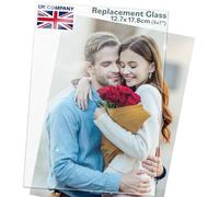 Icona Bay - 7x5 Heat-Strengthened Glass Replacement for Picture Frame - 7 x 5, 2 Pack - Replacement Glass for 7 by 5 Photo Frame - Semi-Tempered Cover Sheet