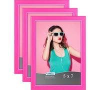 Icona Bay - Photo Frames 13 x 18 cm - Pink, Set of 3 - Scandinavian Style Solid Wood Photo Frames - Pizzazz Collection