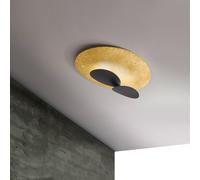 ICONE Masai ceiling 2-bulb 927 90x60cm gold/black