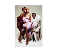 Iconic 90s Vogue Print - Mary J. Blige, Lil’ Kim & Missy Elliott Digital Download Canvas Poster Bedroom Decor Landscape Office Room Decor Gift 24x36inch(60x90cm)