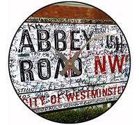 Iconic Abbey Road vinyl record wall clock (Beatles)