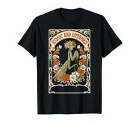 Iconic and Untamed Praying Mantis Floral Funny Bug Lover T-Shirt