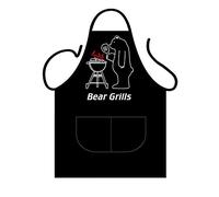 Iconic Aprons Bear Grills Apron, Polyester-Cotton, Multi-Colour, 90 x 69 x 0.1 cm