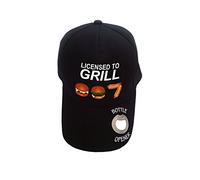 Iconic Aprons Cap Licenced to Grill-Buns, Polyester, Multi-Colour, 79 x 56 x 0.1 cm