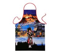 Iconic Aprons Edinburgh Piper Apron, Polyester, Multi-Colour, 79 x 56 x 0.1 cm