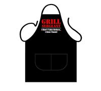 Iconic Aprons Grill Sergeant Apron, Polyester-Cotton, Multi-Colour, 90 x 69 x 0.1 cm