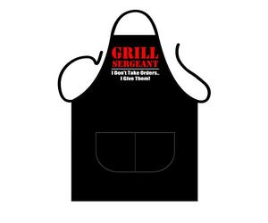 Iconic Aprons Grill Sergeant Apron, Polyester-Cotton, Multi-Colour, 90 x 69 x 0.1 cm