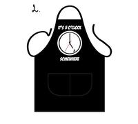 Iconic Aprons It's 5 O'clock Somewhere Apron, Polyester-Cotton, Multi-Colour, 90 x 69 x 0.1 cm