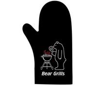 Iconic Aprons Oven glove novelty themed kitchen or barbecue (Bear Grills)