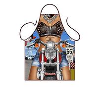 Iconic Aprons Sexy Biker Girl Apron, Polyester, Multi-Colour, 79 x 56 x 0.1 cm