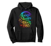 Iconic Aunts Were Born In 1985 Birth Year Birthday Party Pullover Hoodie