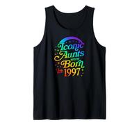 Iconic Aunts were Born in 1997 Birth Year Birthday Party Tank Top