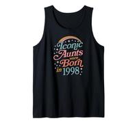 Iconic Aunts were Born in 1998 Birth Year Birthday Party Tank Top