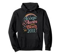 Iconic Aunts Were Born In 2011 Birth Year Birthday Party Pullover Hoodie