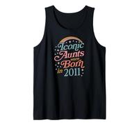 Iconic Aunts were Born in 2011 Birth Year Birthday Party Tank Top