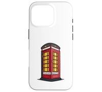 Iconic British Red Phone Booth Graphic Case for iPhone 16 Pro