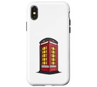 Iconic British Red Phone Booth Graphic Case for iPhone X/XS