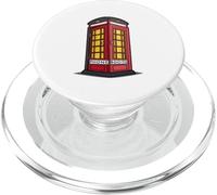 Iconic British Red Phone Booth Graphic PopSockets PopGrip for MagSafe