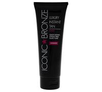 Iconic Bronze Luxury Instant Tan, Fake Self Tanning, Dries In 60 Seconds, Transfer Resistant, Radiant Streak Free, Dark Shimmer, Made In Ireland, 100ml