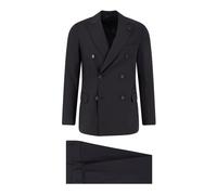 Iconic Double-Breasted Suit - male - Lardini - Double Breasted Suits - Black - M - Suits M