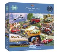 Gibsons Iconic Engines 1000 Piece Jigsaw Puzzle
